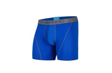 Image of ExOfficio Give-N-Go Sport Mesh 6 Inch Boxer Brief Mens, Royal, 2XL, 12412336-5673-2XL