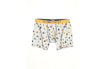 Image of ExOfficio Give-N-Go Sport Mesh 6in Boxer Brief - Mens, Happy Tree, Large, 12453043-7002-L