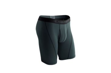 Image of ExOfficio Give-N-Go Sport Mesh 9 Inch Boxer Brief Men's, Phantom, 2XL 12412335-9712_2XL