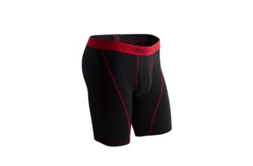 Image of ExOfficio Give-N-Go Sport Mesh 9 Inch Boxer Brief Men's, Black, L 12412335-9999_L