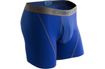 Image of ExOfficio Give-N-Go Sport Mesh Boxer Brief - Men's-Royal-3 in-Medium