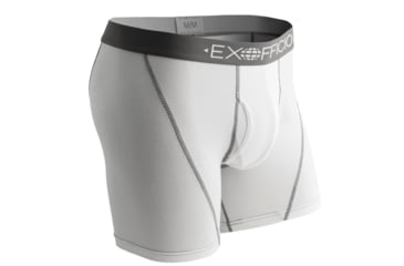 Image of ExOfficio Give-N-Go Sport Mesh Boxer Brief - Men's-White-6 in-Large