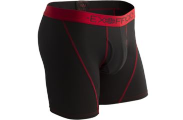 Image of ExOfficio Give-N-Go Sport Mesh Boxer Brief - Men's-Black-3 in-Small