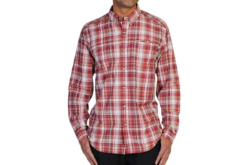 Image of ExOfficio Maroc Plaid Long Sleeve Shirt - Men's-Baroque-Small