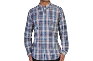 Image of ExOfficio Maroc Plaid Long Sleeve Shirt - Men's-Isle-Small