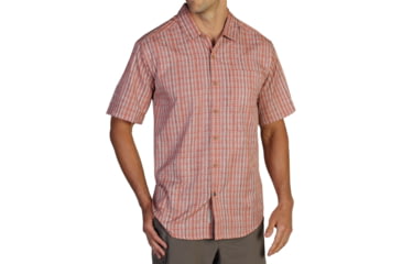 Image of ExOfficio Mundi Jacquard Short Sleeve Shirt - Men's -Aurora-Large