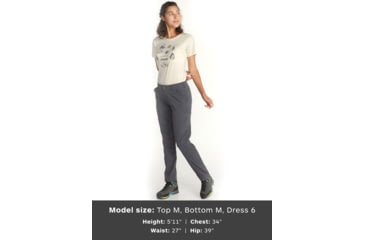 Image of ExOfficio Nomad Pant - Womens, Dark Steel, 10, 2021-3436-9361-10