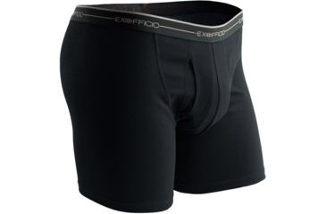Image of ExOfficio Sol Cool Boxer Brief - Men's-Black-Small