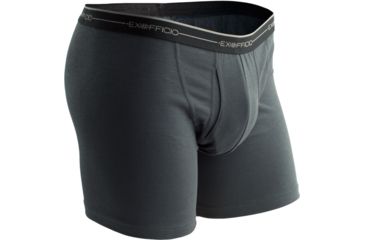 Image of ExOfficio Sol Cool Boxer Brief - Men's-Carbon-Medium
