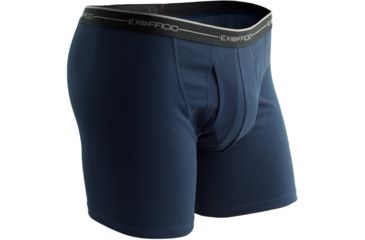 Image of ExOfficio Sol Cool Boxer Brief - Men's-Navy-Medium