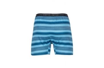 Image of ExOfficio Sol Cool Print Boxer Mens, Deep Water Ombre, L, 12452895-7312-L