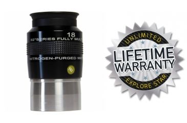 Image of Explore Scientific 18mm 82 degree Series Nitrogen-Purged Waterproof Eyepiece EPWP8218-00