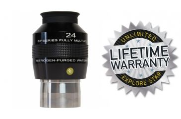 Image of Explore Scientific 24mm 82 degree Series Nitrogen-Purged Waterproof Eyepiece EPWP8224-00