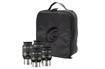 Image of Explore Scientific 52 Degrees Waterproof Eyepiece Kit, Black w/ white lettering, ES logo EPWP52 KIT