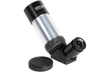 Image of Explore Scientific 6 Degree Field of View 8x50 Illuminated Erect Image Finder Scope w/Bracket w/out Base,Silver VFEI0850-01