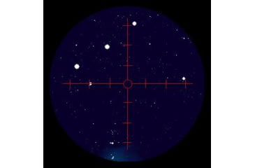 Image of Explore Scientific 6 Degree Field of View 8x50 Illuminated Erect Image Finder Scope w/Bracket w/out Base,Silver VFEI0850-01
