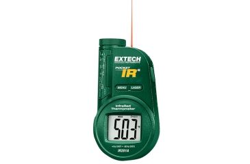Image of Extech Instruments Thermometer, Ir, Pocket With Laser Pointer, IR201A