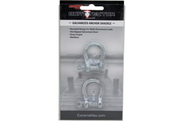 Image of Extreme Max Boattector Galvanized Anchor Shackle 1/4in, 3006.6602