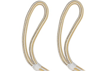 Image of Extreme Max Boattector Premium Double Looped Nylon Dock Line For Mooring Buoys - 35, White &amp; Gold, 35ft, 3006.2399