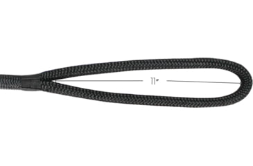 Image of Extreme Max Boattector Premium Double Looped Nylon Dock Line For Mooring Buoys - 5/8in x 30, Black, 5/8in x 30ft, 3006.2388