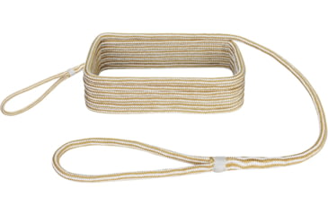 Image of Extreme Max Boattector Premium Double Looped Nylon Dock Line For Mooring Buoys - 5/8in x 30, White &amp; Gold, 3006.2379