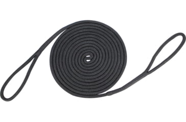 Image of Extreme Max Boattector Premium Double Looped Nylon Dock Line For Mooring Buoys - 5/8in x 40, Black, 5/8in x 40ft, 3006.2394