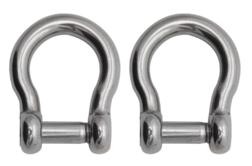 Image of Extreme Max Boattector Stainless Steel Bow Shackle With No Snag Pin, 3/8in, Pack of 2, 3006.8411.2