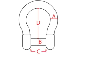 Image of Extreme Max Boattector Stainless Steel Bow Shackle With No Snag Pin, 5/16in, 3006.8408