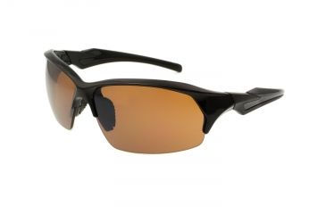 Image of Extreme Optiks EOG 12 Sunglasses, Shiny Black Frame, Smoke HD with Silver Mirror Flash Lens, 10228950.FGX