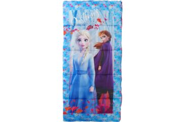 Image of Exxel Outdoors Disney Frozen Sleeping Bag, Blue/Purple, 28x56in, D-2171FRZ9A