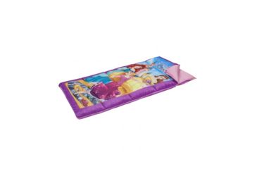 Image of Exxel Outdoors Disney Princess Sleeping Bag, Purple/Pink, 28 in X 56 in, D-217120PRN