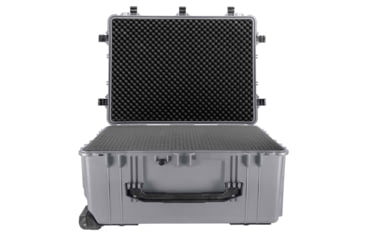 Image of Eylar 2XL 31.5in Waterproof Protective Gear Roller Case w/Foam, Gray, SA00007-GRA