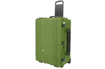 Image of Eylar 2XL 31.5in Waterproof Protective Gear Roller Case w/Foam, Green, SA00007-GRN