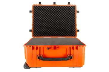 Image of Eylar 2XL 31.5in Waterproof Protective Gear Roller Case w/Foam, Orange, SA00007-ORG