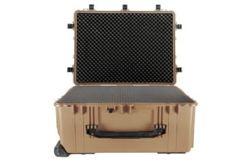Image of Eylar 2XL 31.5in Waterproof Protective Gear Roller Case w/Foam, Tan, SA00007-TAN