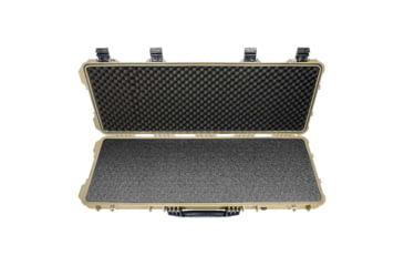 Image of Eylar 44in Hard Rifle Case Equipped w/Ragar XP Crosslinked Foam Insert, Tan, SA00008-TAN-RG-XP