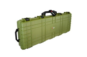 Image of Eylar 44in Protective Roller Rifle Case Water and Shock Resistant w/ Foam, Green, SA00008-Grn