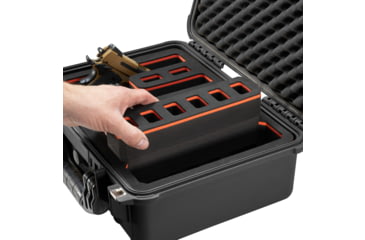 Image of Eylar Eylar 16 in Waterproof Gun Case with 4 Gun/22 Mag RECON Rack EVA Foam Insert