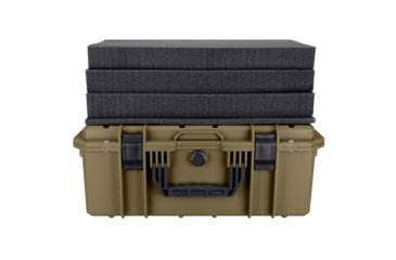 Image of Eylar Intact 21.6in Stacker Series Standard Hard Gear Case w/Foam, Dark Earth, NG00012-GRN