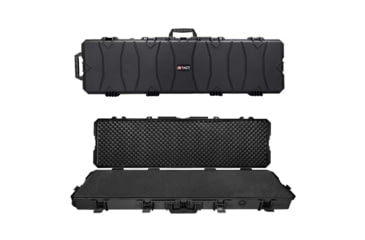Image of Eylar Intact 54in Stacker Series Hard Roller Rifle Case w/Foam, Black, NG00006-BLK