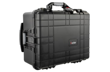 Image of Eylar Medium 24in Waterproof Protective Roller Case w/Foam, Black, SA00009