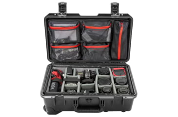 Image of Eylar Intact Premium Series 22 in Hard Rolling Carry-On Camera Case with Adjustable Padded Divider and Lid Organizer