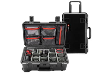 Image of Eylar Intact Premium Series 22 in Hard Rolling Carry-On Camera Case with Adjustable Padded Divider and Lid Organizer