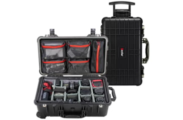 Image of Eylar Eylar 22 in Hard Rolling Carry-On Camera Case with Adjustable Padded Divider and Lid Organizer