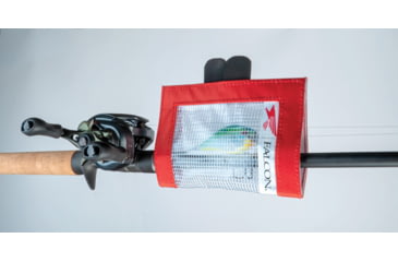 Image of Falcon Rods Lure Wrap, Medium, Black, 5.75 inT x 8 inL x .25 inW, FTO-LR-1