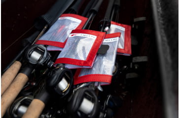 Image of Falcon Rods Lure Wrap, Medium, Black, 5.75 inT x 8 inL x .25 inW, FTO-LR-1