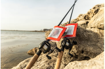 Image of Falcon Rods Lure Wrap, Medium, Black, 5.75 inT x 8 inL x .25 inW, FTO-LR-1