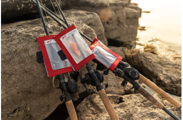 Image of Falcon Rods Lure Wrap, Medium, Black, 5.75 inT x 8 inL x .25 inW, FTO-LR-1