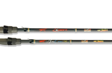 Image of Falcon Rods Peacock Casting Rod, BuCoo SR Peacock, Heavy, Black, 5 ft8 in, BRC-7-158