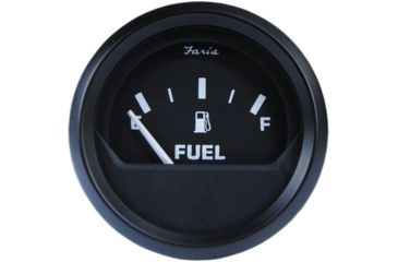 Image of Faria Beede Instruments 2" Fuel Level Gauge Metric - Euro Black 75796